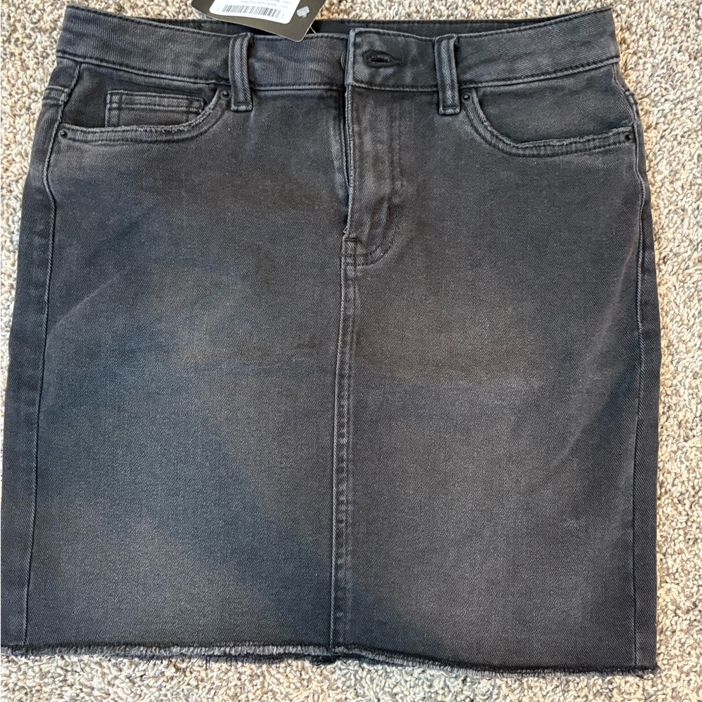 Black denim Jean skirt